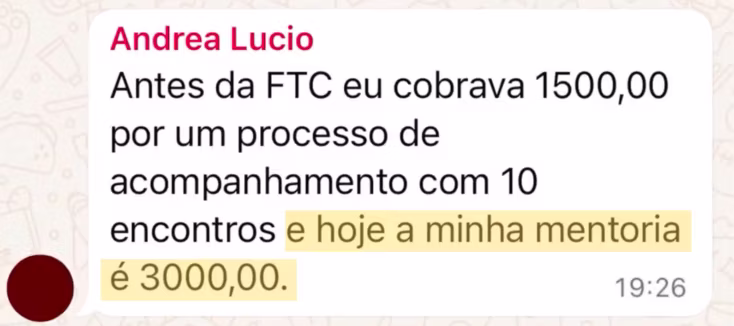 Depoimento de aluna da Formação em Personalidade e Comportamento Humano