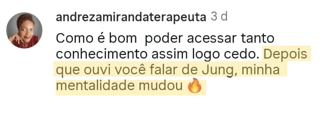Depoimento de aluna